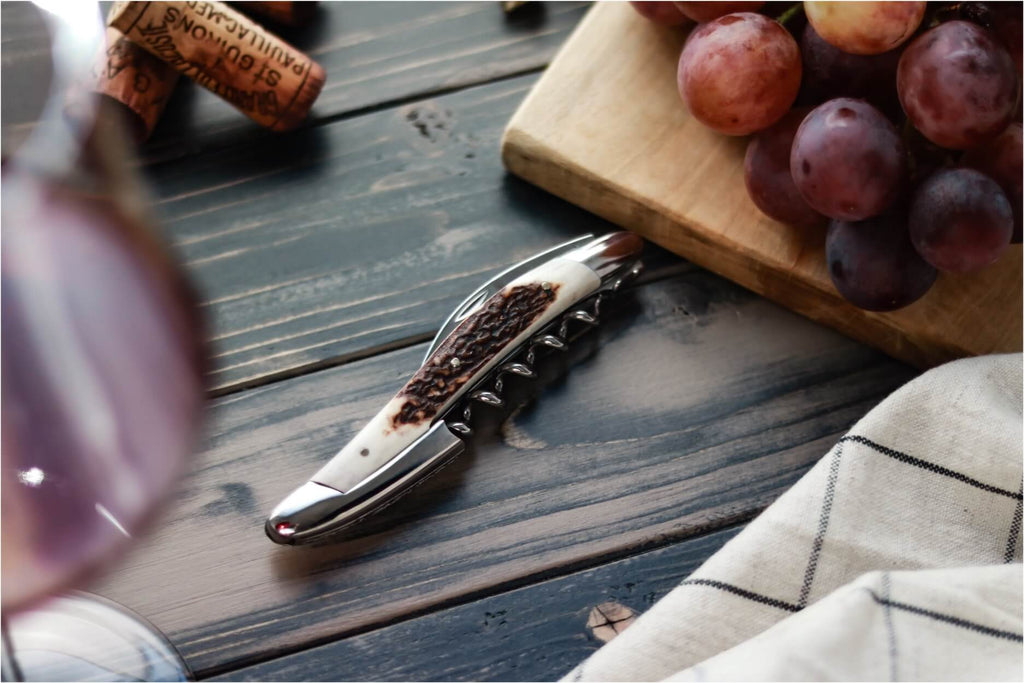 Forge De Laguiole Sommelier Hjortegevir Højglansfinish
