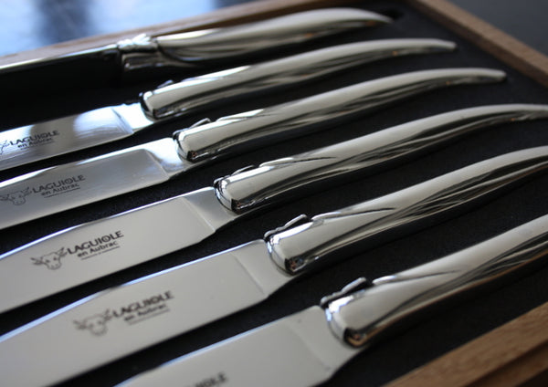 Laguiole En Aubrac Steakknive i Poleret Stål