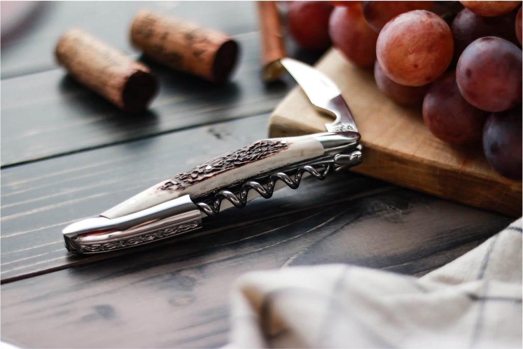 Forge De Laguiole Sommelier Hjortegevir Højglansfinish
