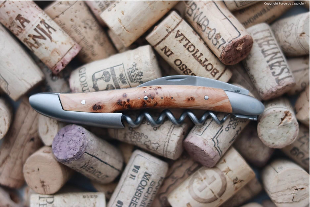 Forge De Laguiole Sommelier Enebær (Juniper) og Satin finish