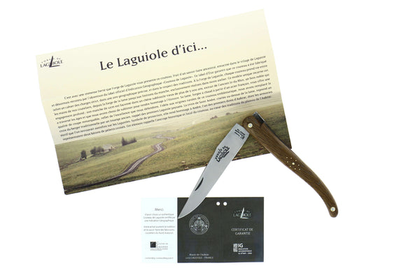 Couteau «Laguiole d’ici» - 12 cm lommekniv fra Forge De Laguiole
