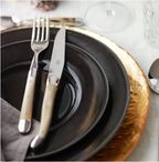 Forge De Laguiole med Lyst hornhåndtag og brillant rustfri stålklinge
