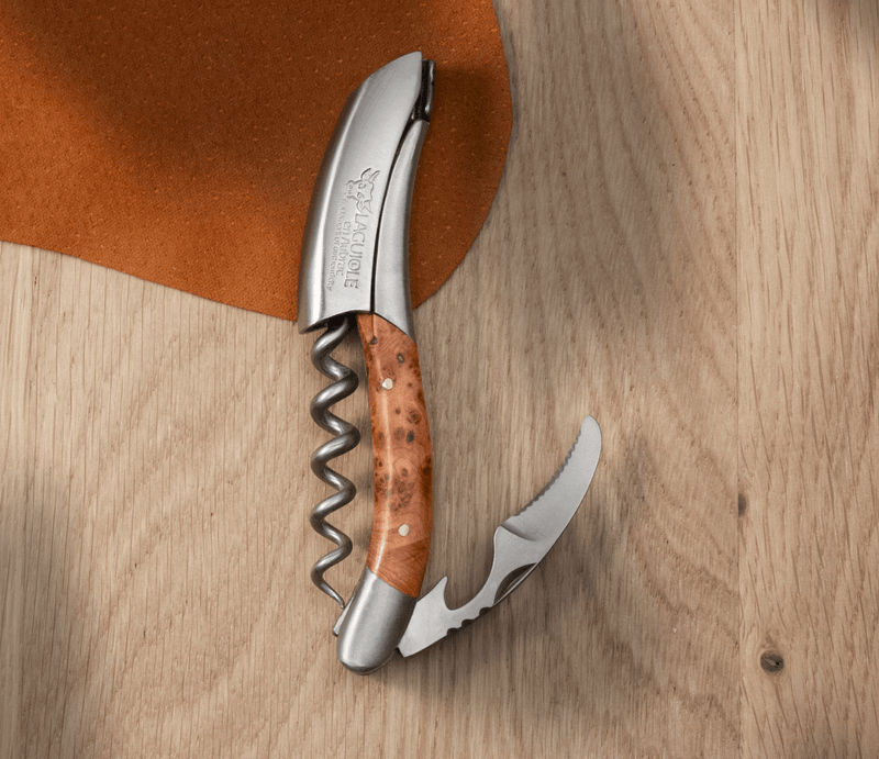 Laguiole En Aubrac Sommelier proprækkker | Enebærtræ & Satinfinish