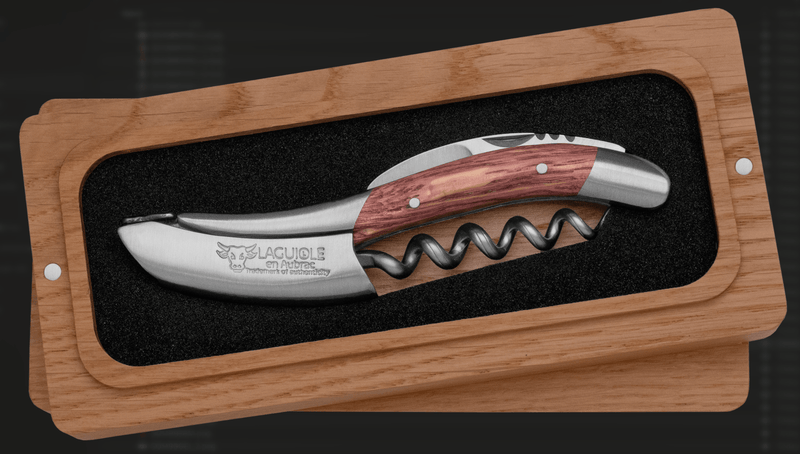 Classic Laguiole Sommelier – Egetræ fra Vinfade – Mat Finish