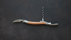 Forge De Laguiole Sommelier Proptrækker med Oliventræ og Satinfinish