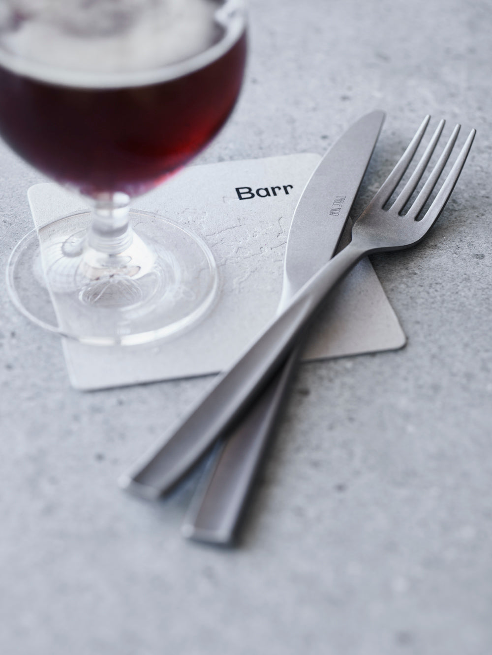 Table Noir - Barr Bestik med stenvasket finish