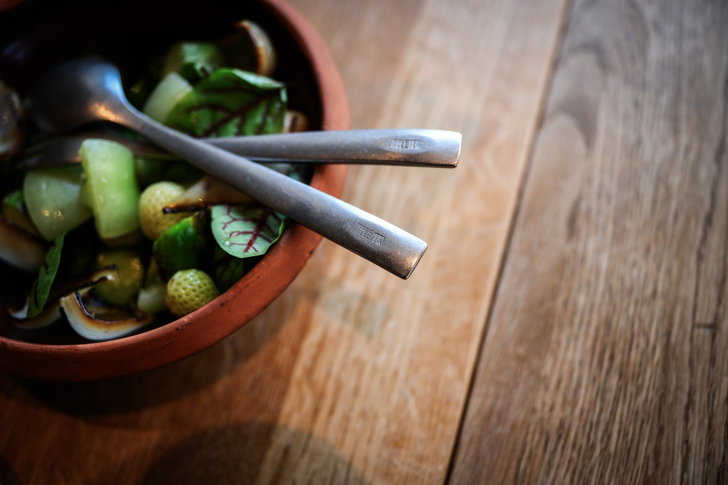 Table Noir - Barr Bestik med stenvasket finish