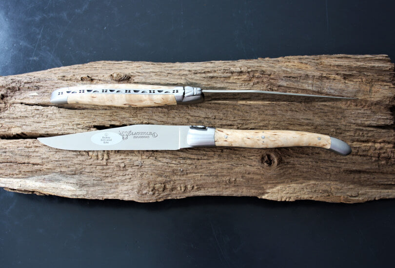 Laguiole En Aubrac steakknive i birketræ