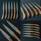 Laguiole En Aubrac grillknive med valnøddehåndtag