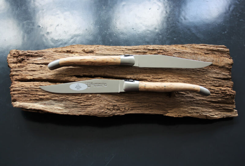 Laguiole En Aubrac steakknive i birketræ