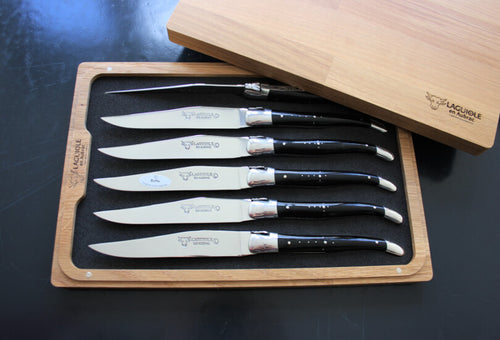 'LAGUIOLE EN AUBRAC' STEAKKNIVE - BØFFELHORN