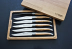 Laguiole En Aubrac Steakknive med oliventræshåndtag