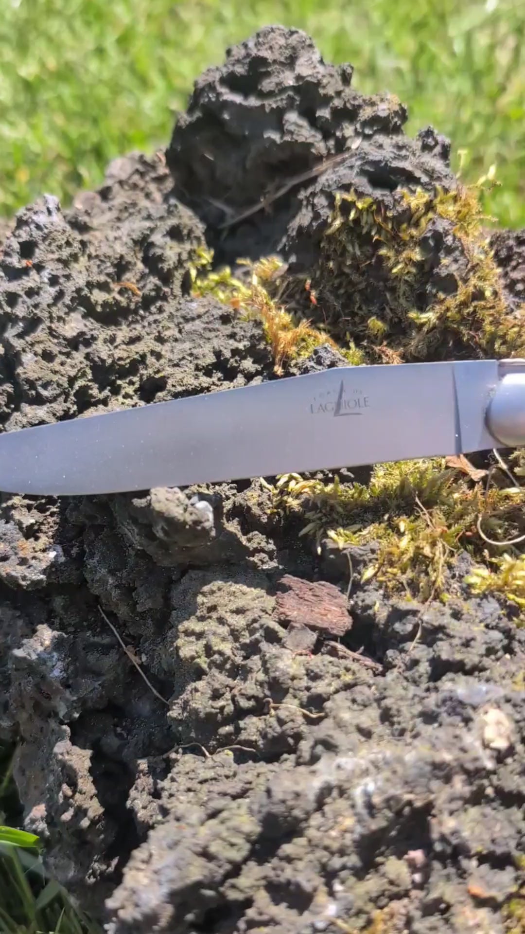 Forge De Laguiole oliventræshåndtag og satinfinish
